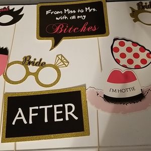 Bachelorette Photo booth props